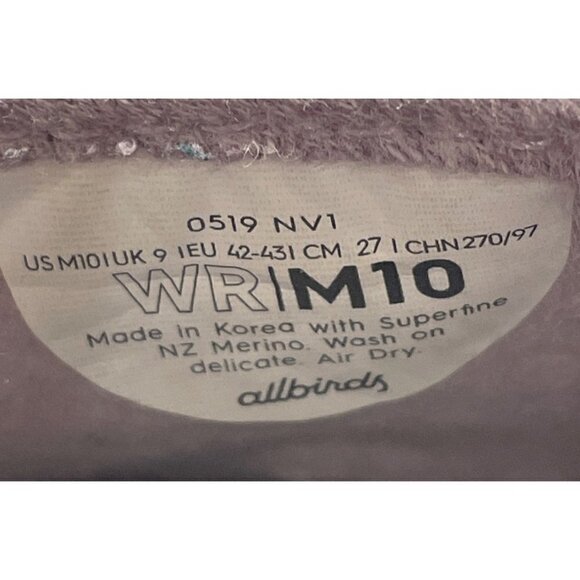 ALLBIRDS SHOES Men’s WALKING WOOL RUNNER LIMITED EDITION LOW TOP LACES SZ 10 - Picture 6 of 6